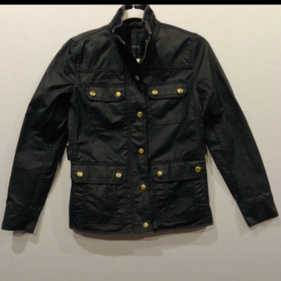 J. Crew Black Downtown Field Jacket, XSP - Picture 4 of 11